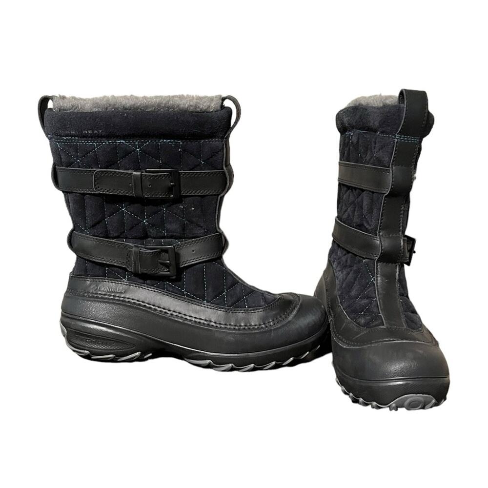 COLUMBIA Flurry II Omni-Heat Techlite Winter Slip-On Boots Women's Size 8